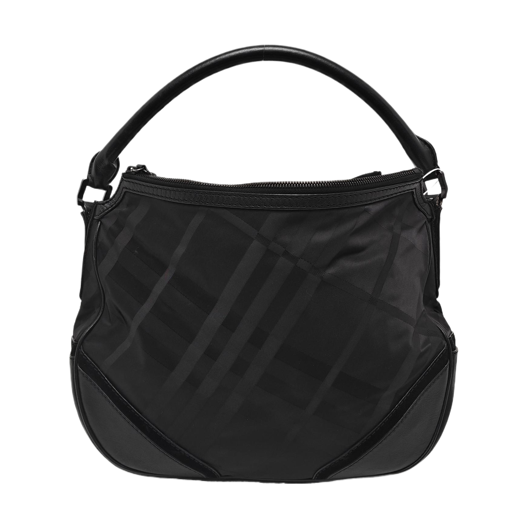 Nylon Top Handle Bag Black