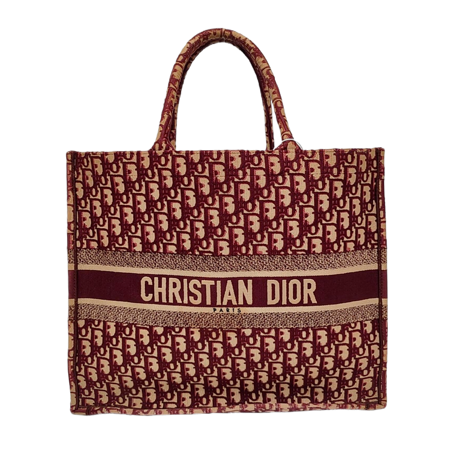 Authenticated pre-owned  Book Tote Large Monogram Canvas Red - Tote Bag at Looply