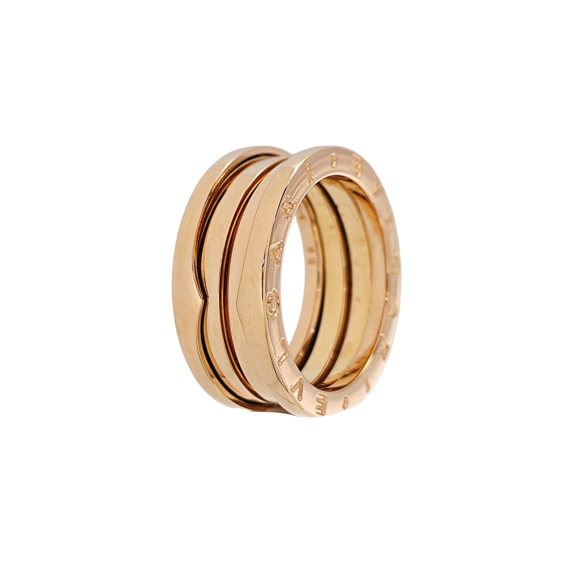 B.ZERO1 18k Rose Gold Ring EU 55