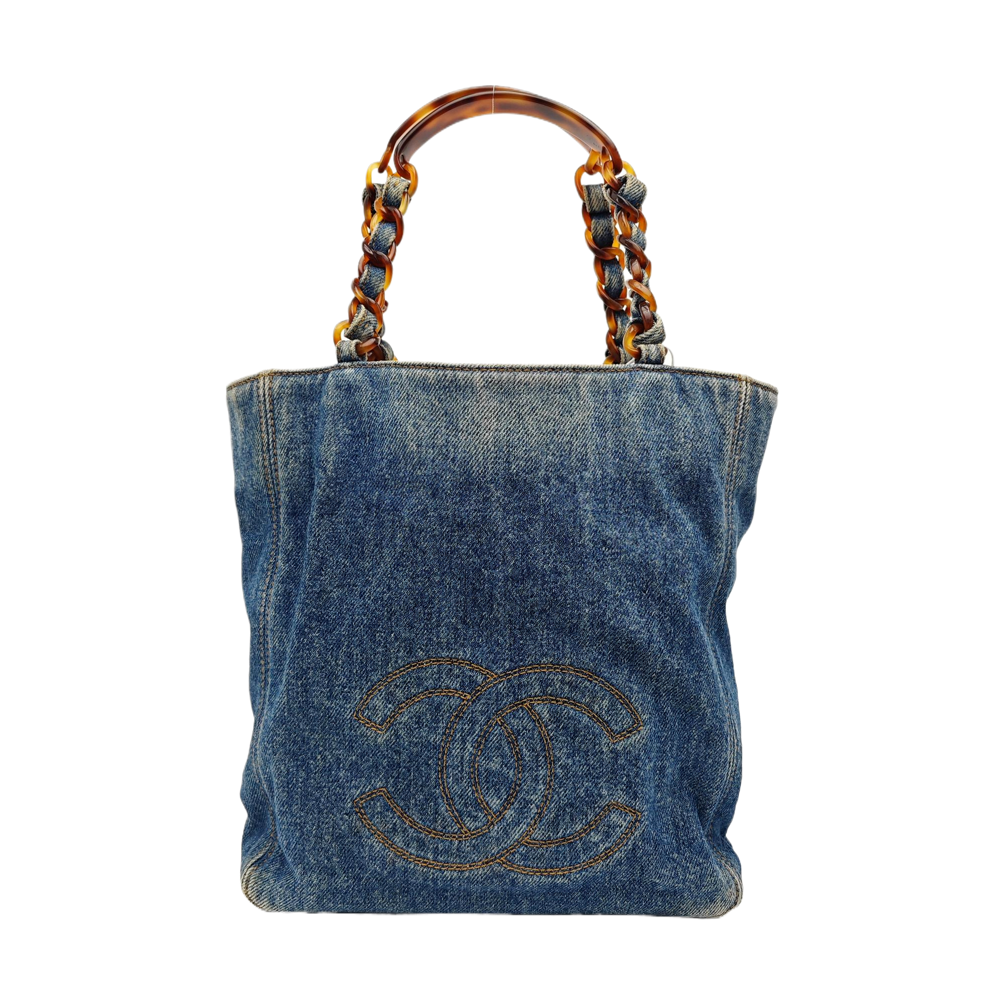Denim Tote Bag Blue