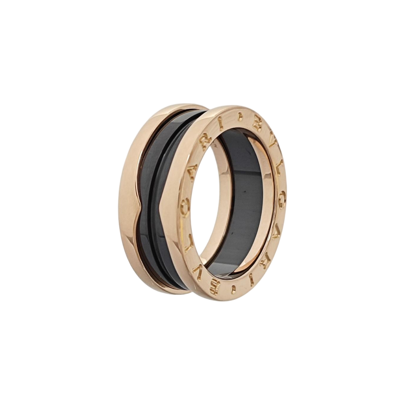 B.ZERO1 18k Rose Gold Ring EU 52