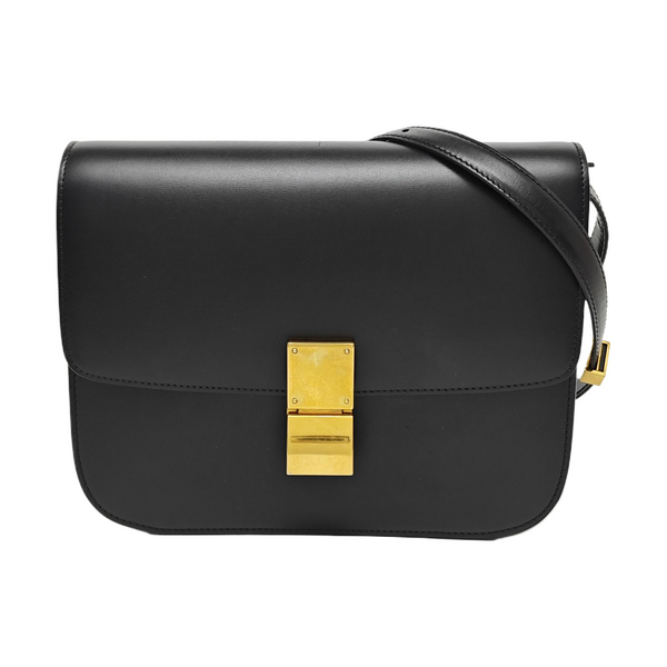 CLASSIC BOX Medium Calfskin Black