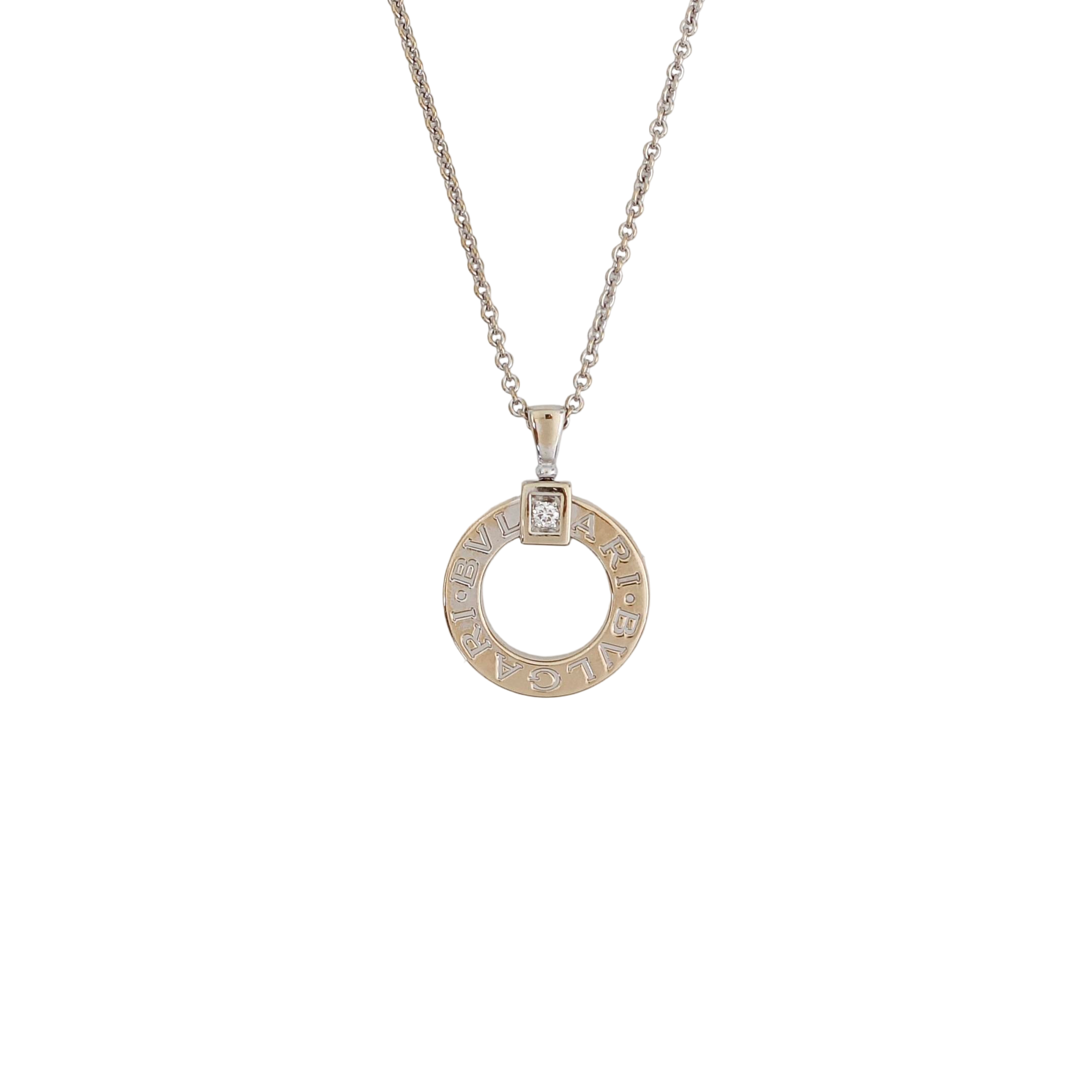 BVLGARI BVLGARI 18k White Gold Silver Necklace