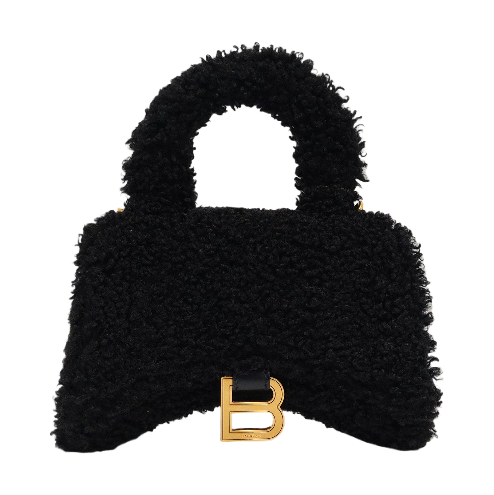 Hourglass Mini Sheepskin Black