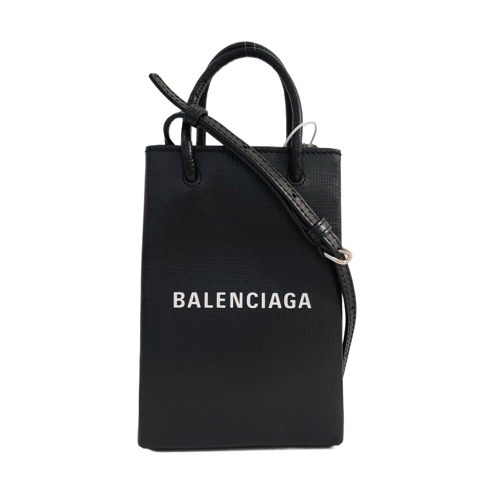 Shopping Bag Calfskin Black