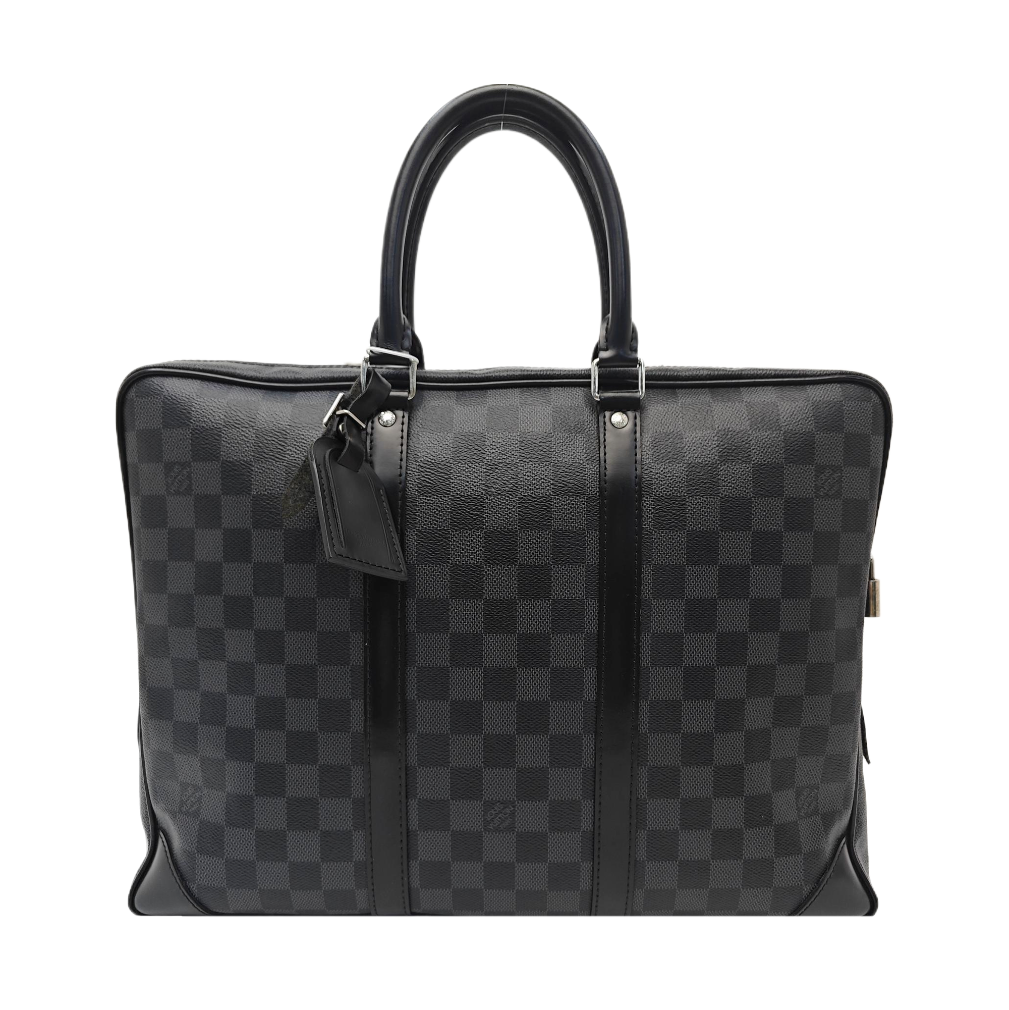PORTE-DOCUMENTS Damier Graphite Coated Canvas Gray