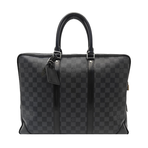 PORTE-DOCUMENTS Damier Graphite Coated Canvas Gray