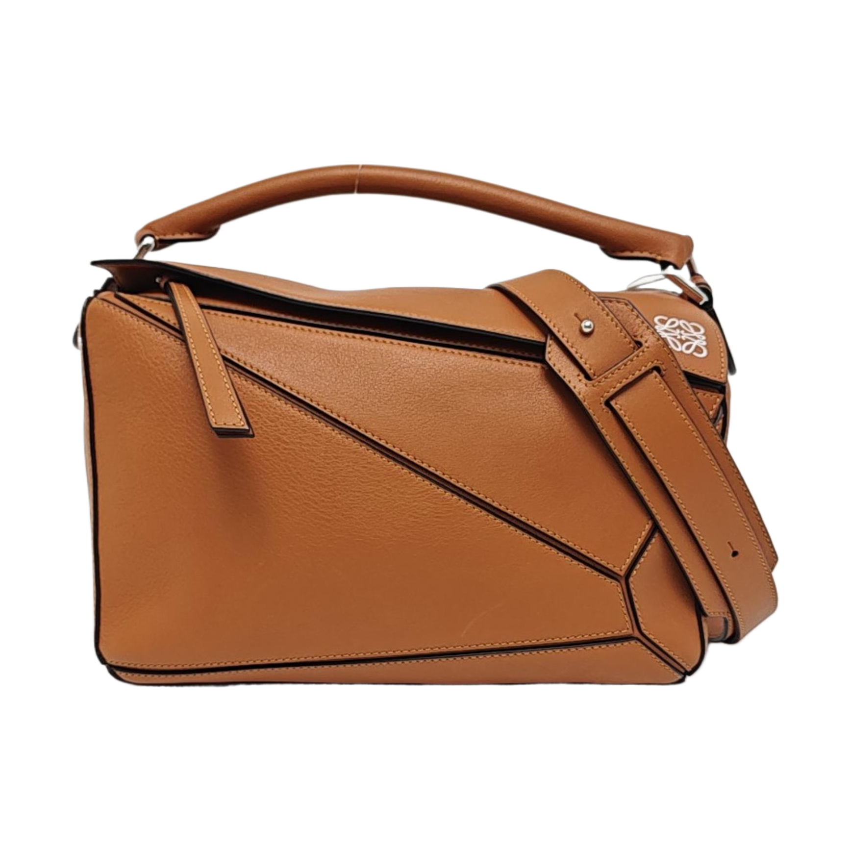 Puzzle Medium Calfskin Brown