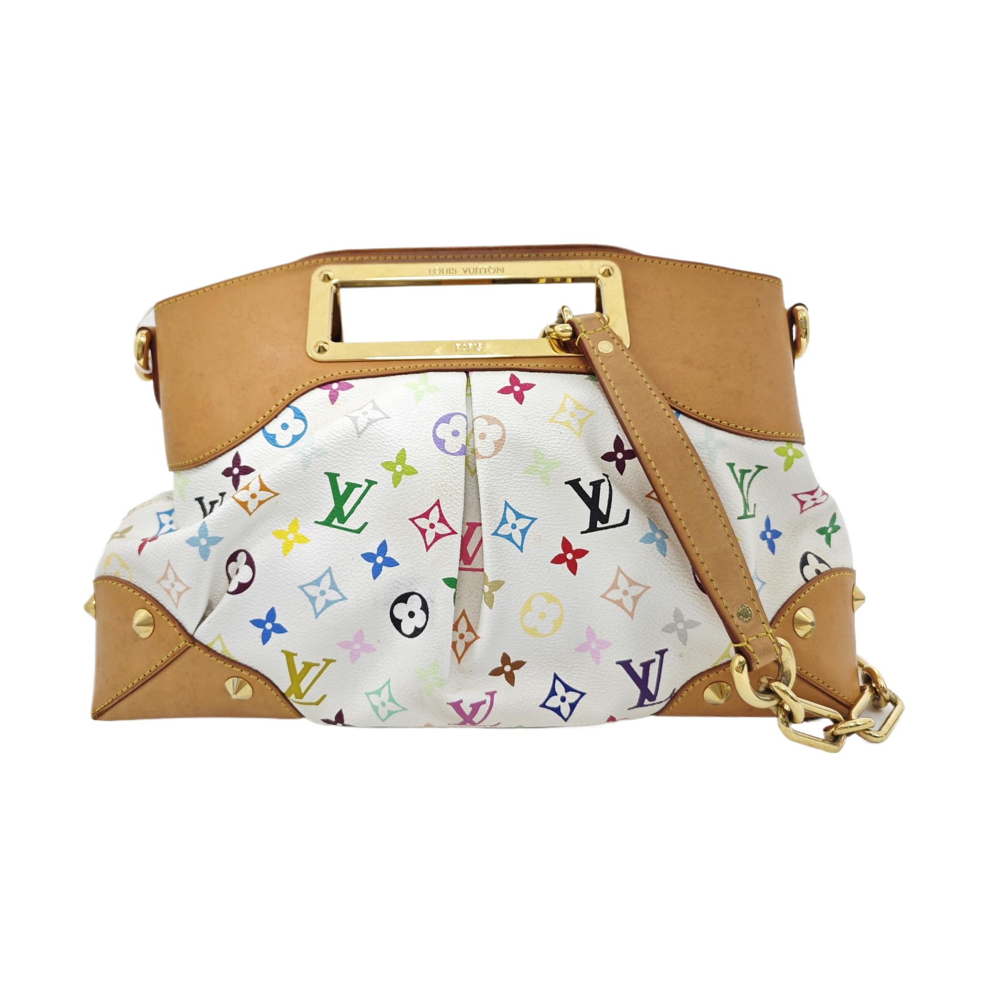 LV × TM JUDY MM Monogram Coated Canvas White