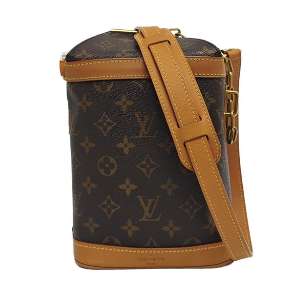 MILK BOX Monogram Coated Canvas Brown