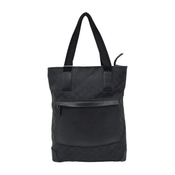 Monogram Canvas Tote Bag Black