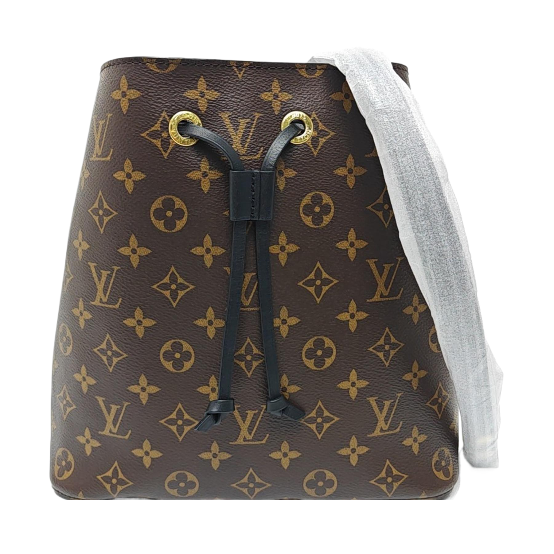 NÉONOÉ MM Monogram Coated Canvas Brown