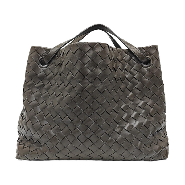 Lambskin Top Handle Bag Green