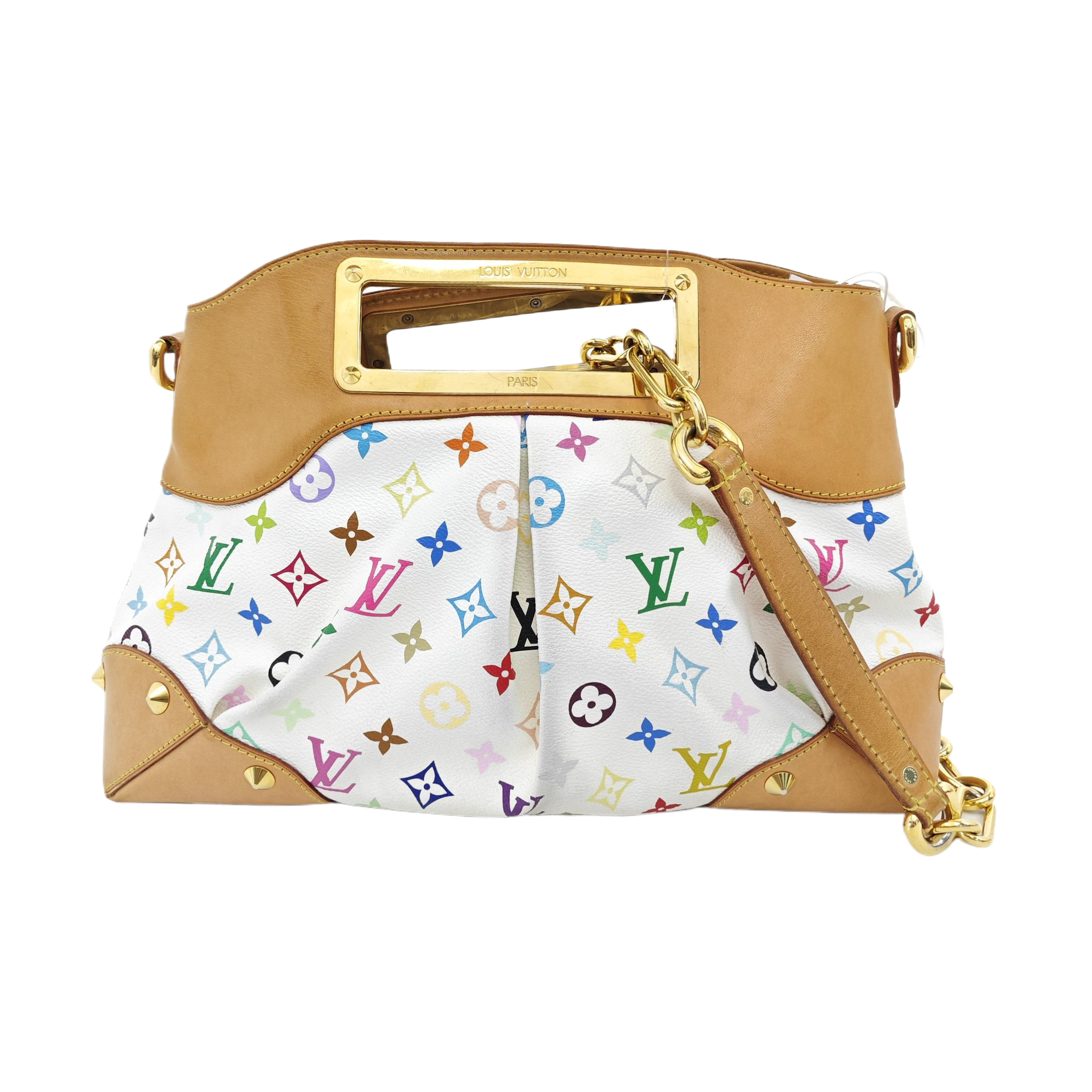 LV × TM JUDY MM Monogram Coated Canvas White