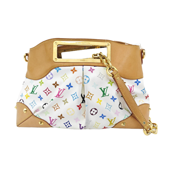 LV × TM JUDY MM Monogram Coated Canvas White
