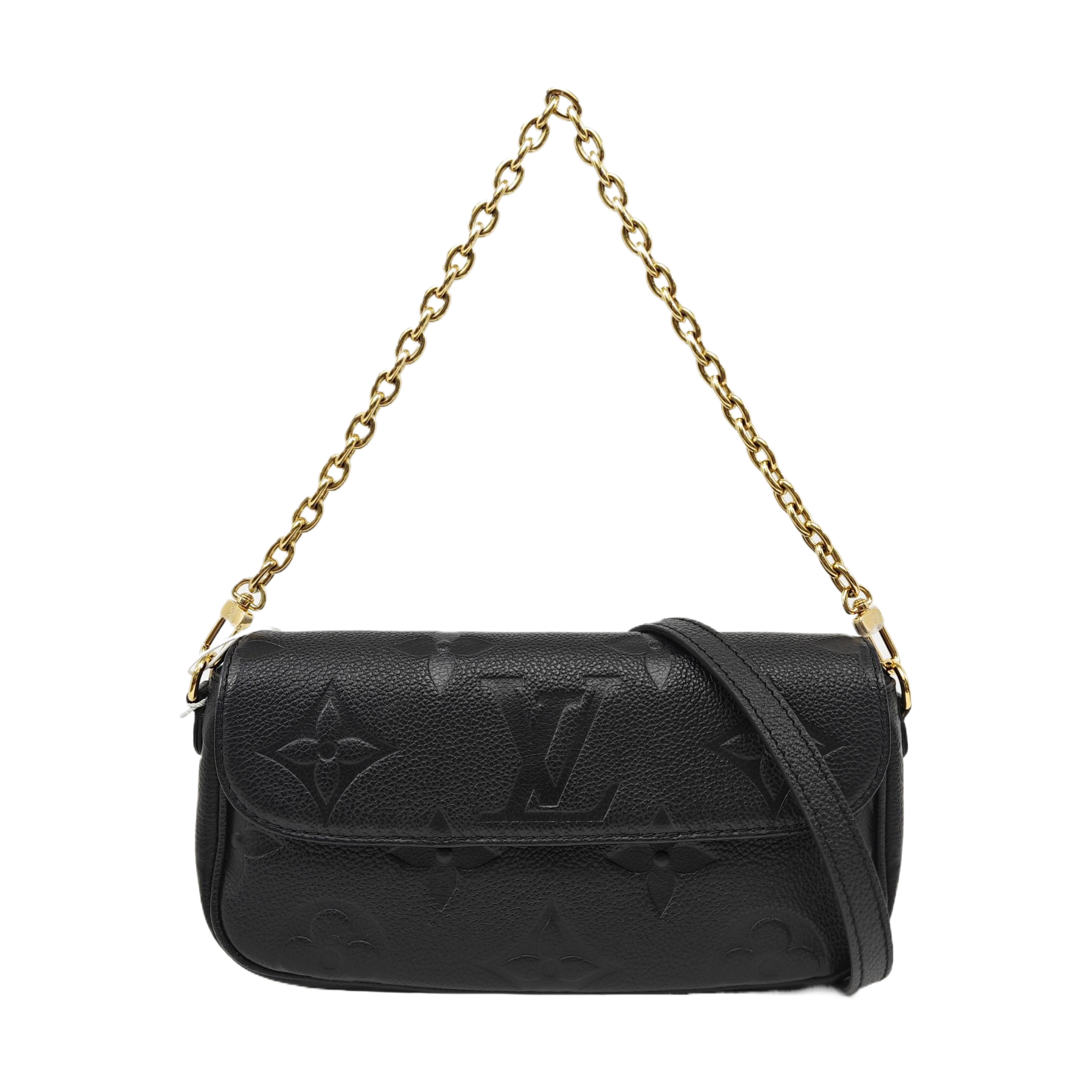 IVY Monogram Calfskin Black
