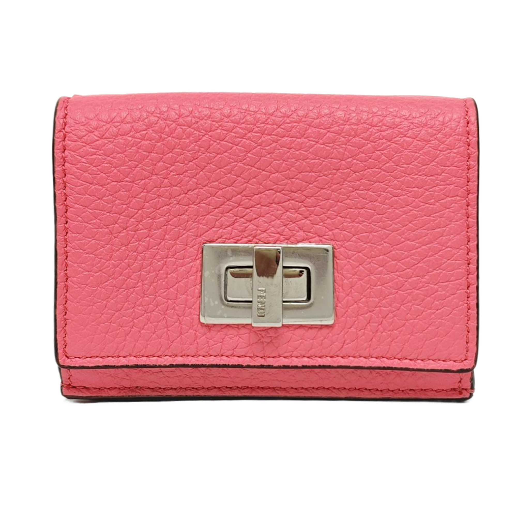 Authenticated pre-owned  Peekaboo Calfskin Pink Wallet - Wallet at Looply