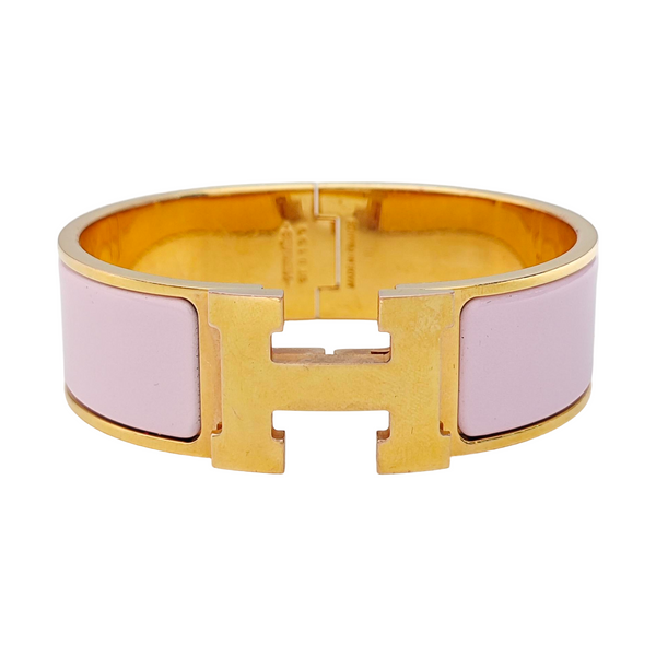 Clic Clac H Metal Gold Bangle