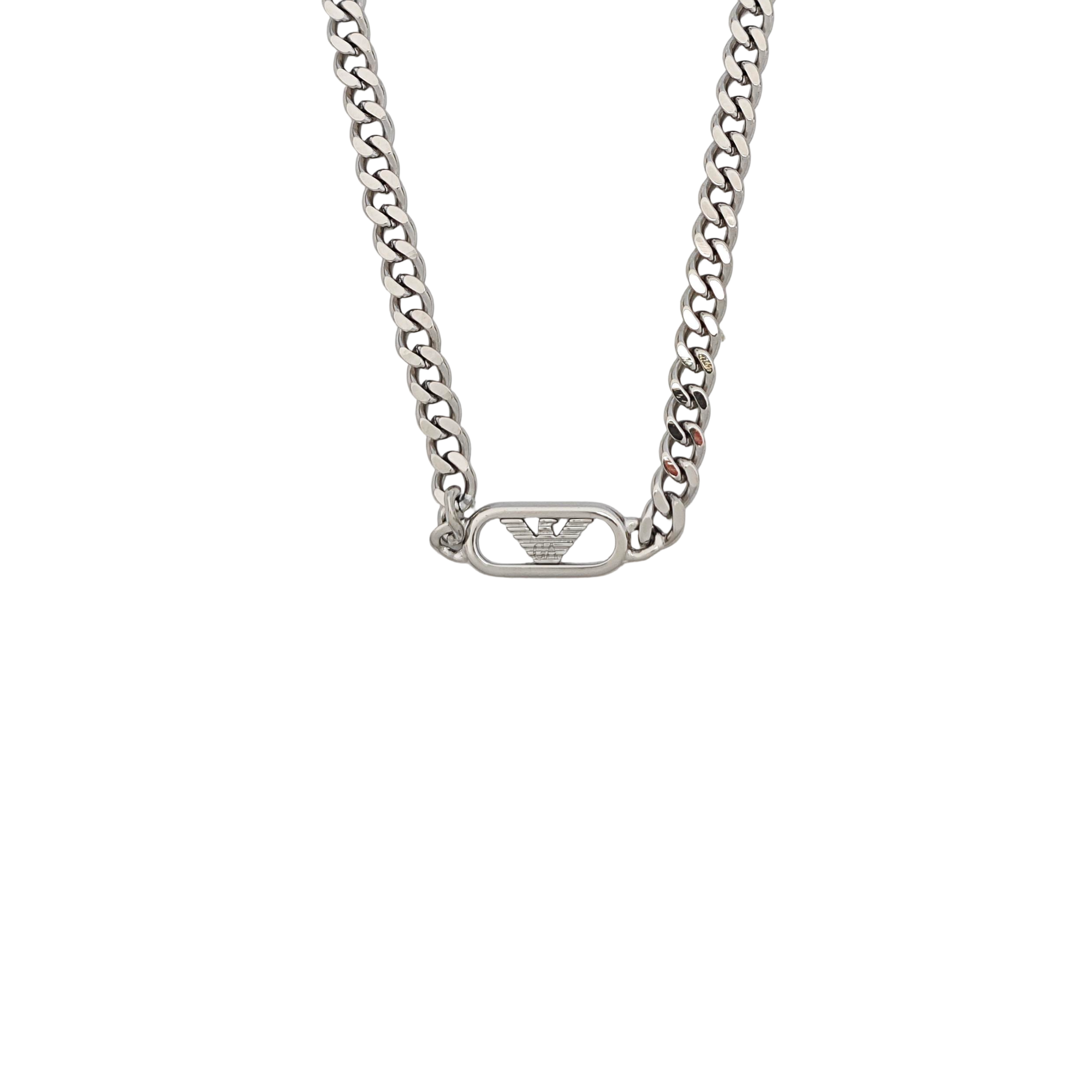 Authenticated pre-owned  Stainless Steel Silver Necklace - Necklace at Looply