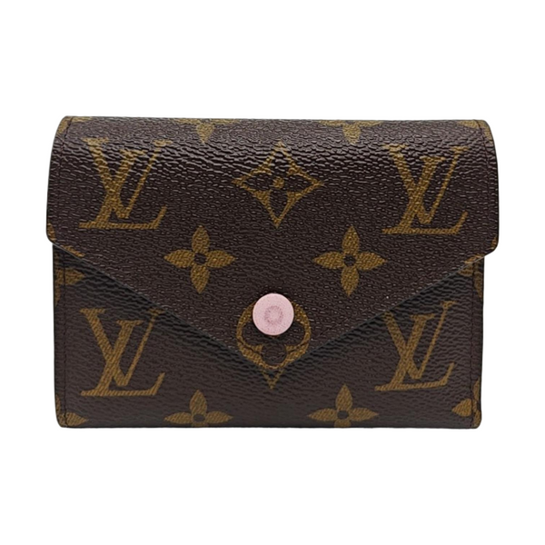 VICTORINE Monogram Coated Canvas Brown Wallet