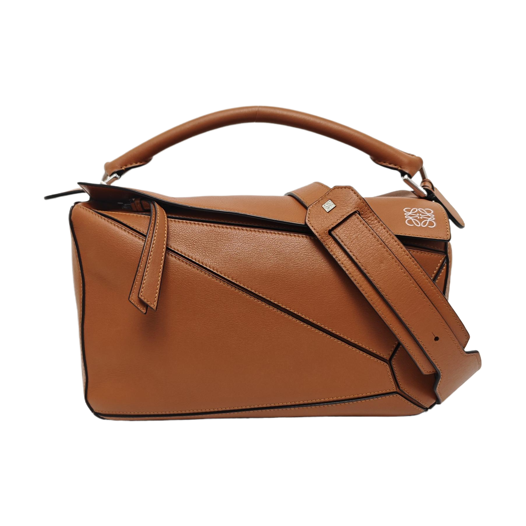 Puzzle Medium Calfskin Brown