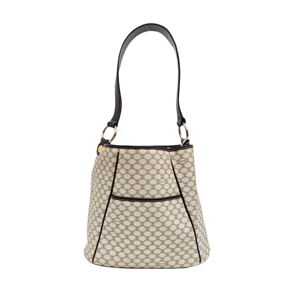 Coated Canvas Tote Bag Beige