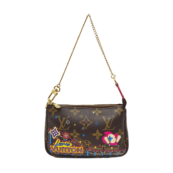 ACCESSOIRES Mini Monogram Coated Canvas Brown
