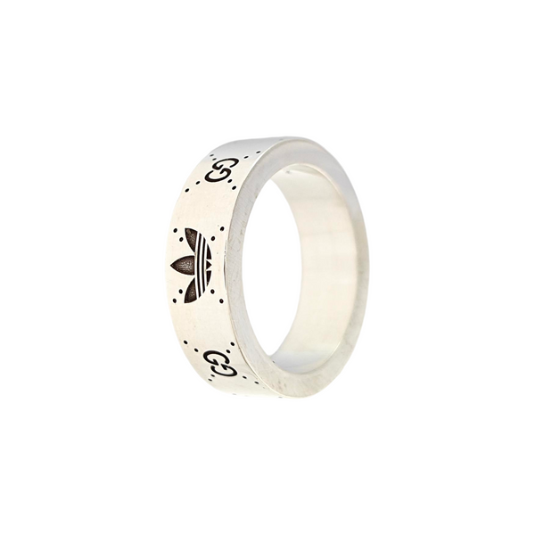 Adidas X Gucci 925 Sterling Silver Ring HK 13