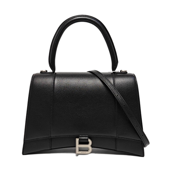 Hourglass Small Calfskin Black