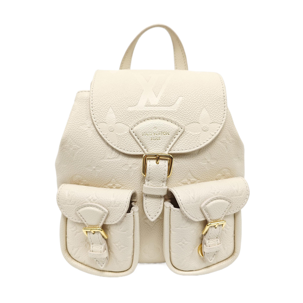 BACKUP Monogram Calfskin White