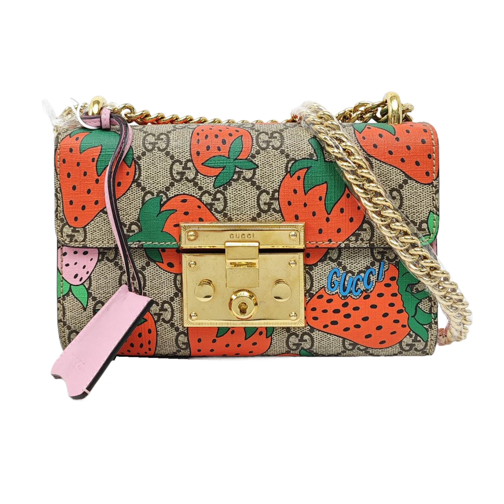 Padlock Small Monogram Coated Canvas Multicolor