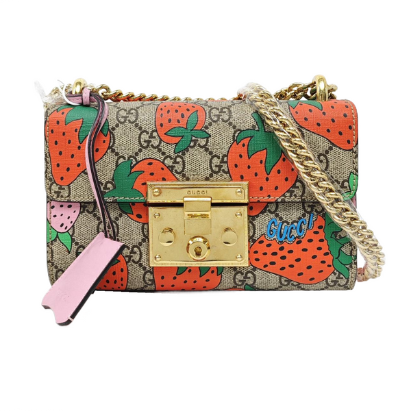 Padlock Small Monogram Coated Canvas Multicolor