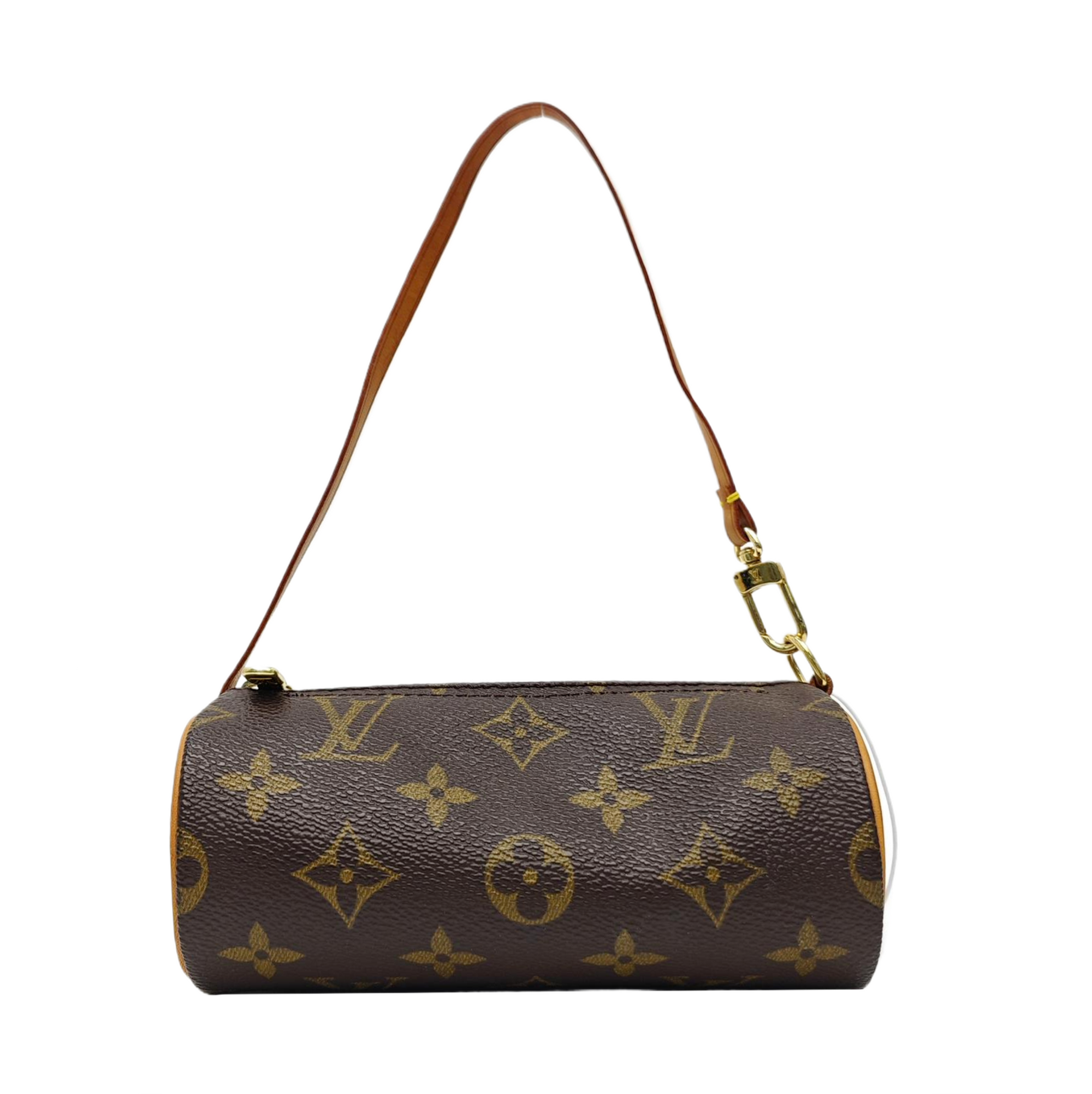 PAPILLON Mini Monogram Coated Canvas Brown