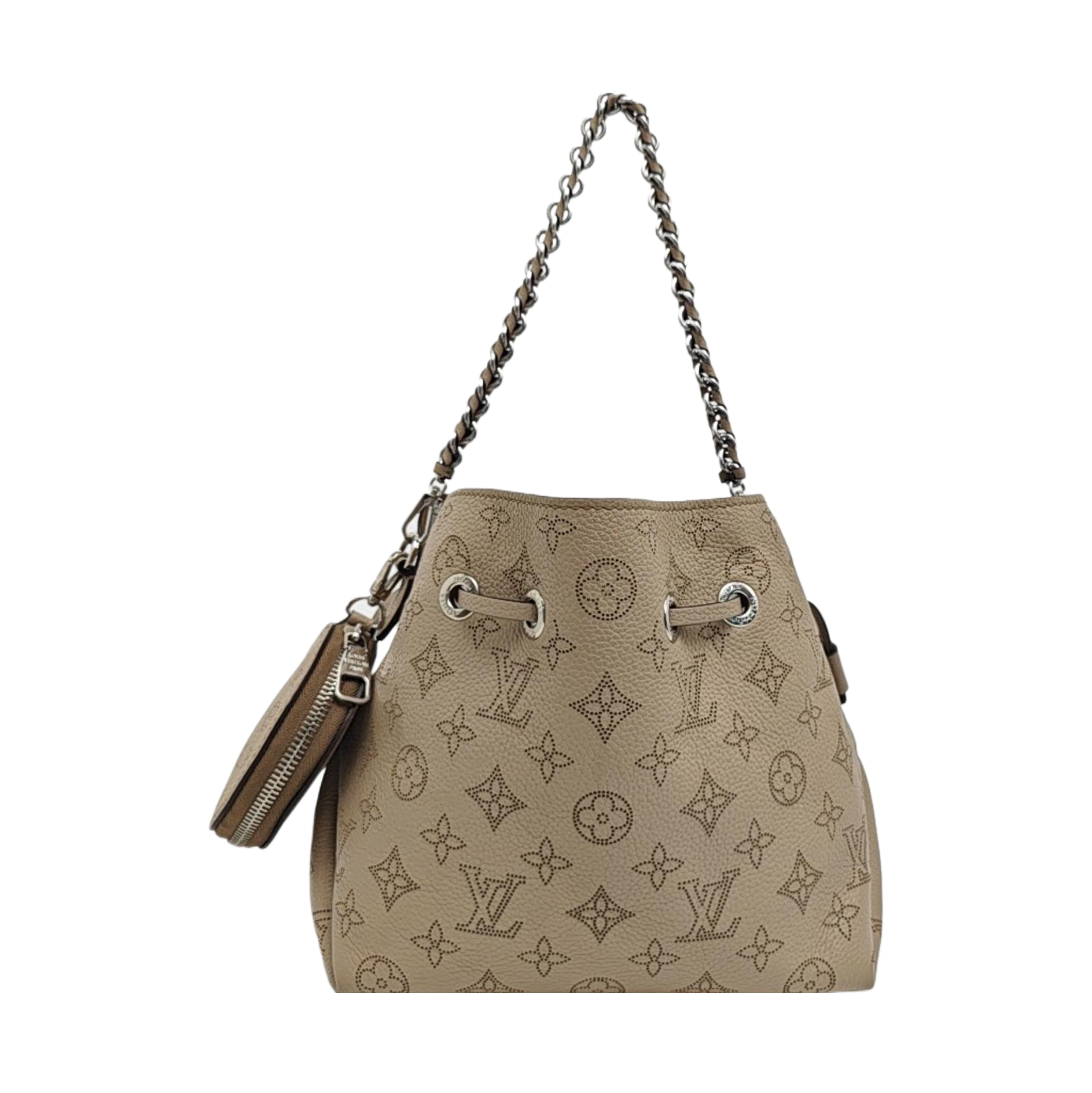 BELLA Monogram Calfskin Gray