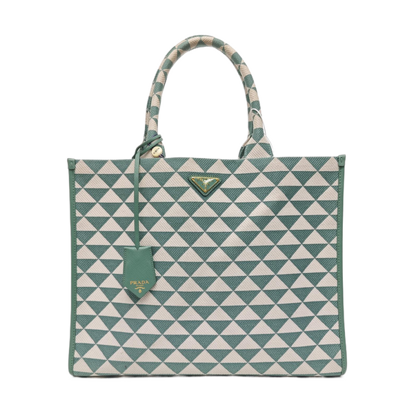 Fabric Tote Bag Large Green