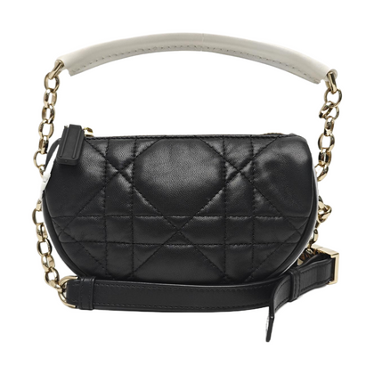 Vibe Super Mini Cannage Lambskin Black