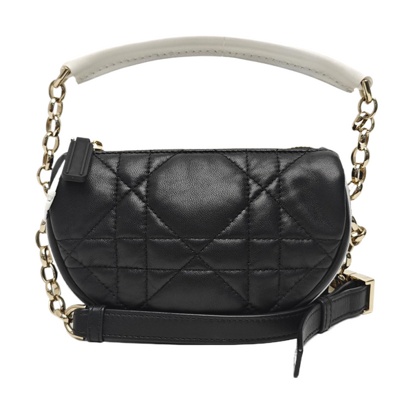 Vibe Super Mini Cannage Lambskin Black