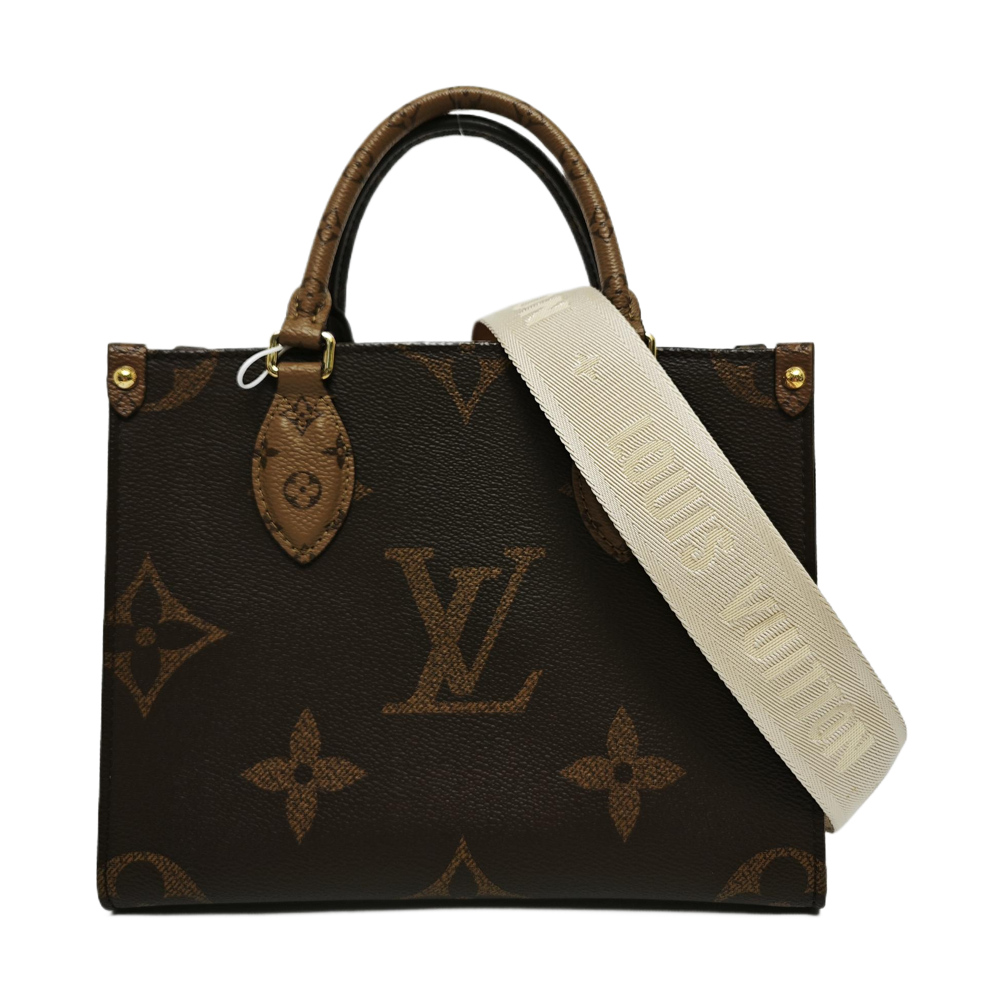 ONTHEGO PM Monogram Coated Canvas Brown