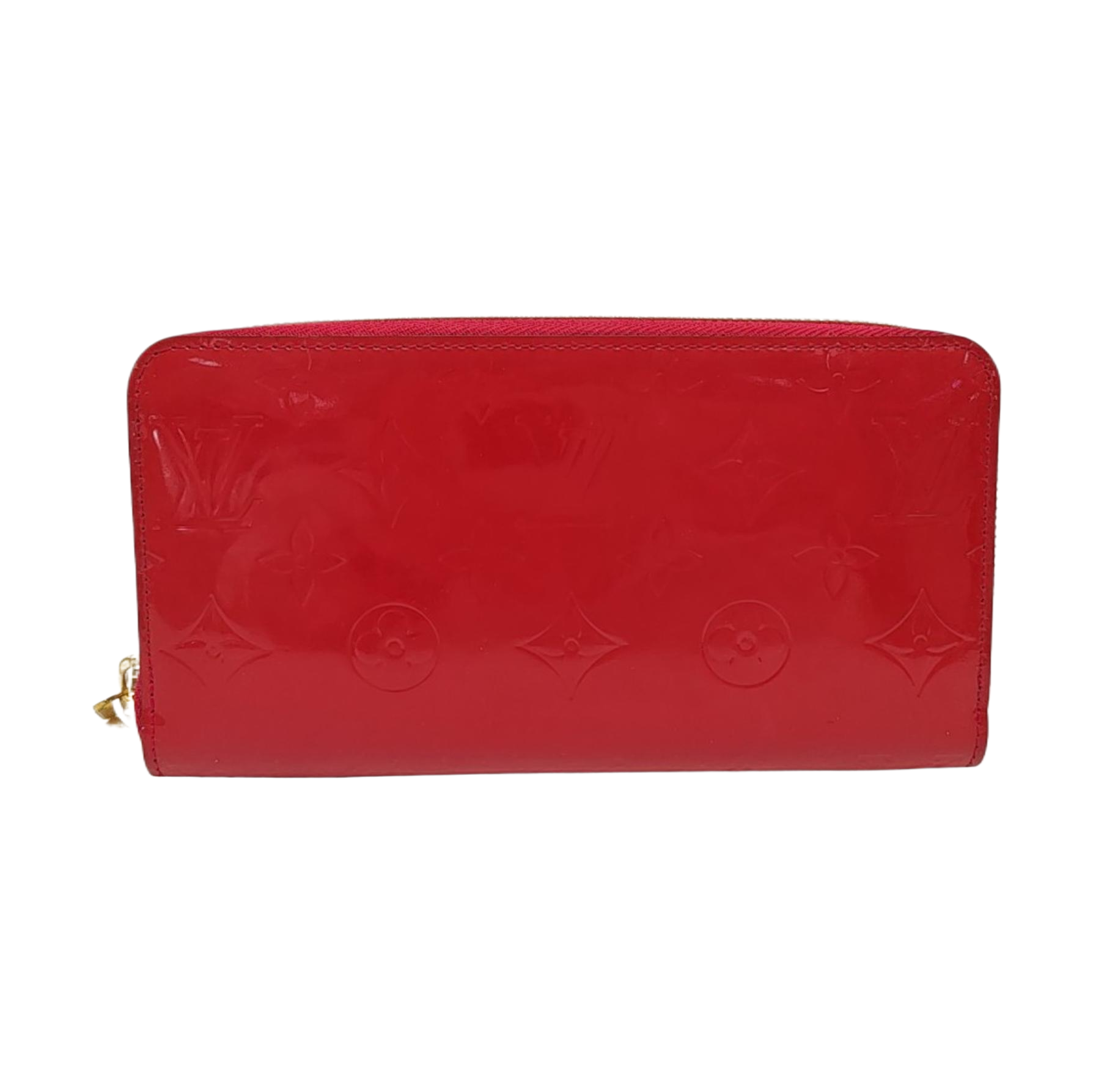 ZIPPY Patent Leather Red Wallet