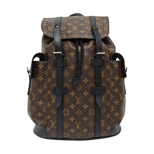 CHRISTOPHER PM Monogram Coated Canvas Brown