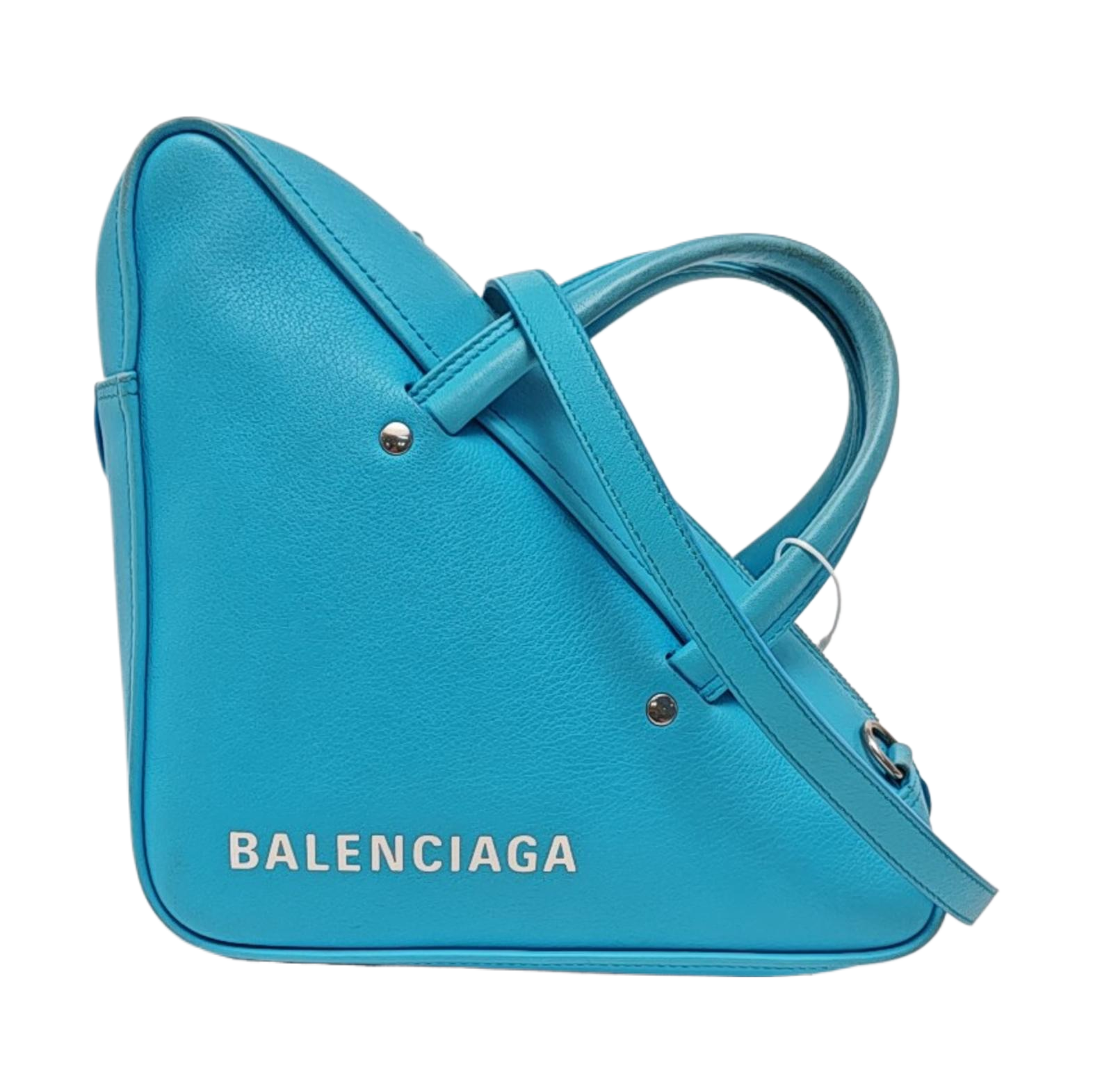 Triangle Calfskin Blue