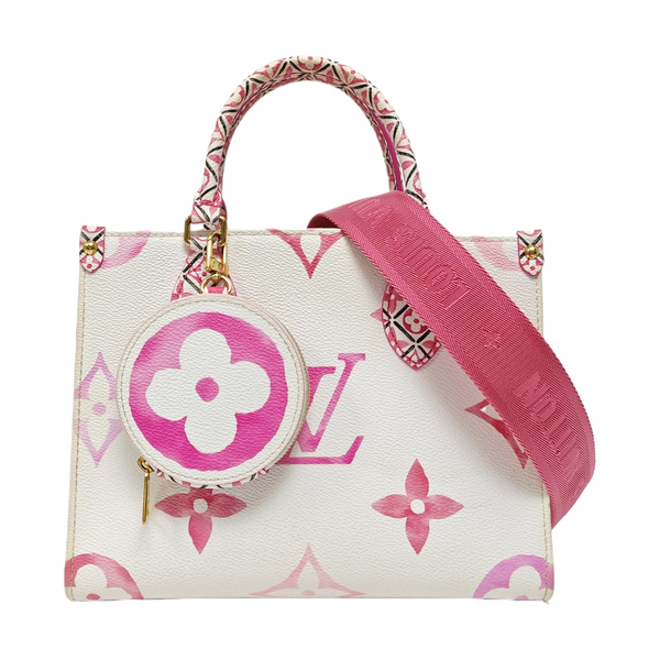 ONTHEGO PM Monogram Coated Canvas White