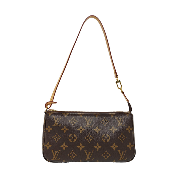 ACCESSOIRES GM Monogram Coated Canvas Brown