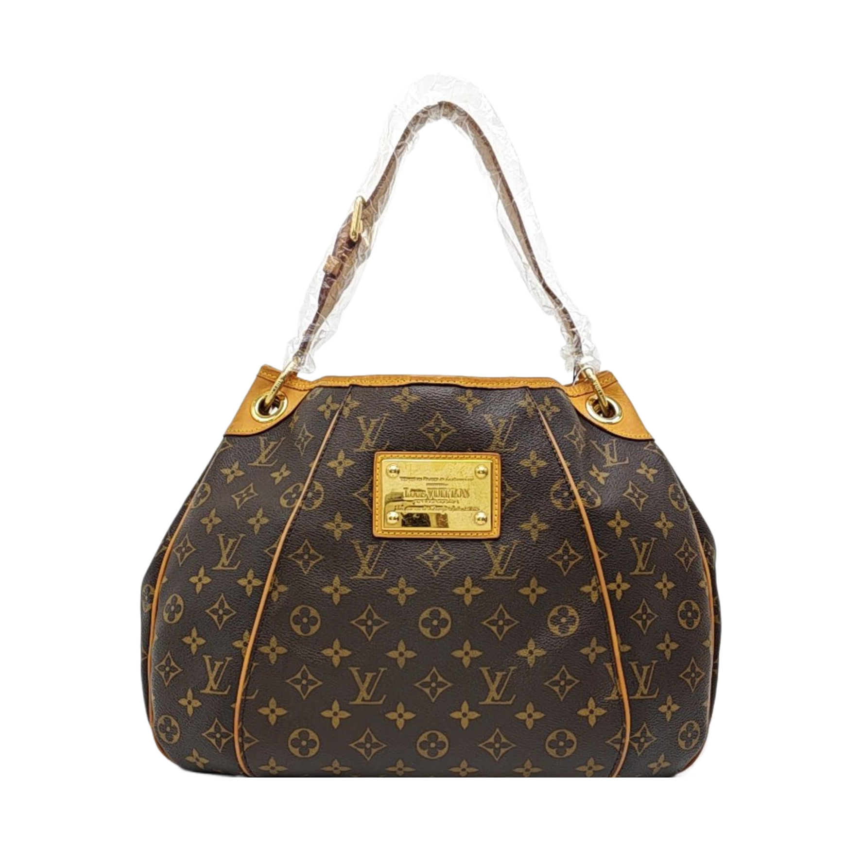 GALLIERA Monogram Coated Canvas Brown