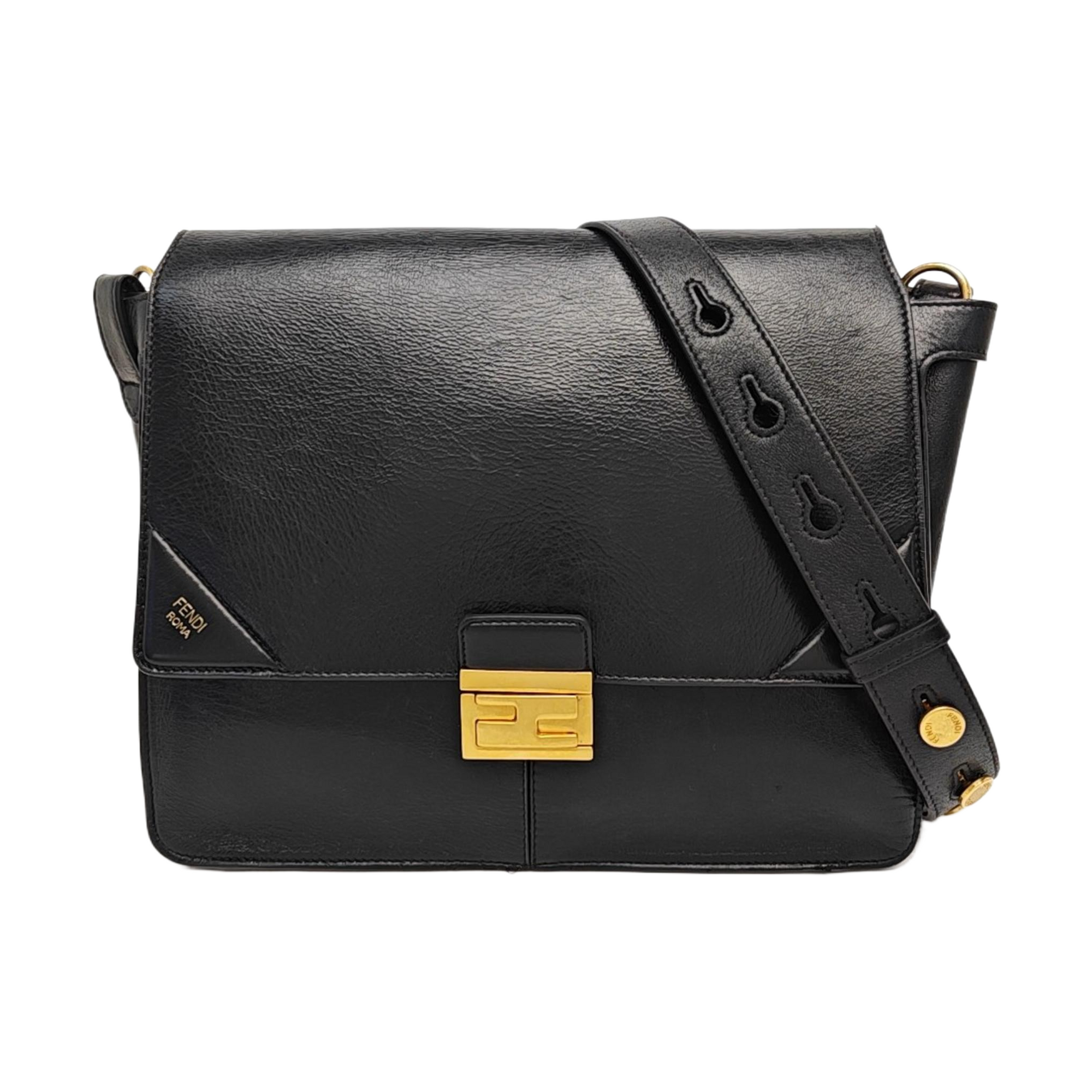 Kan U Large Lambskin Black
