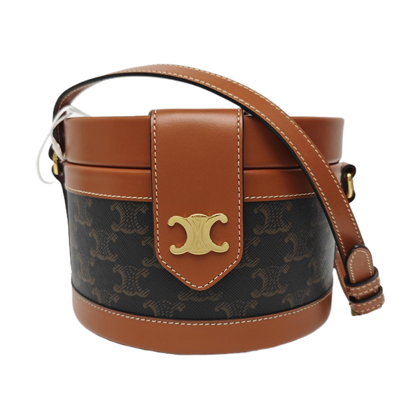 TRIOMPHE Medium Coated Canvas Brown