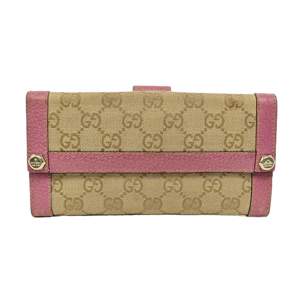 Monogram Canvas Wallet Brown