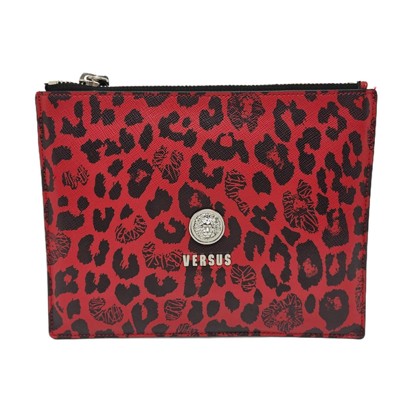 Calfskin Clutch Red
