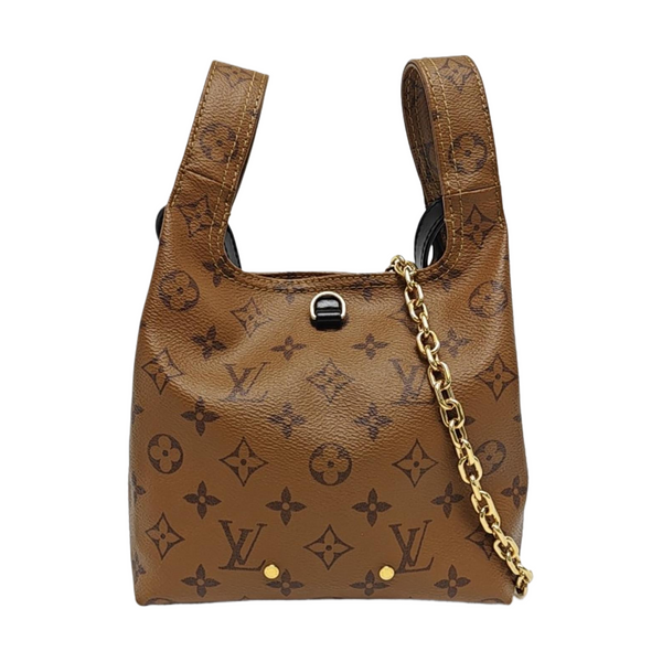 ATLANTIS PM Monogram Coated Canvas Brown