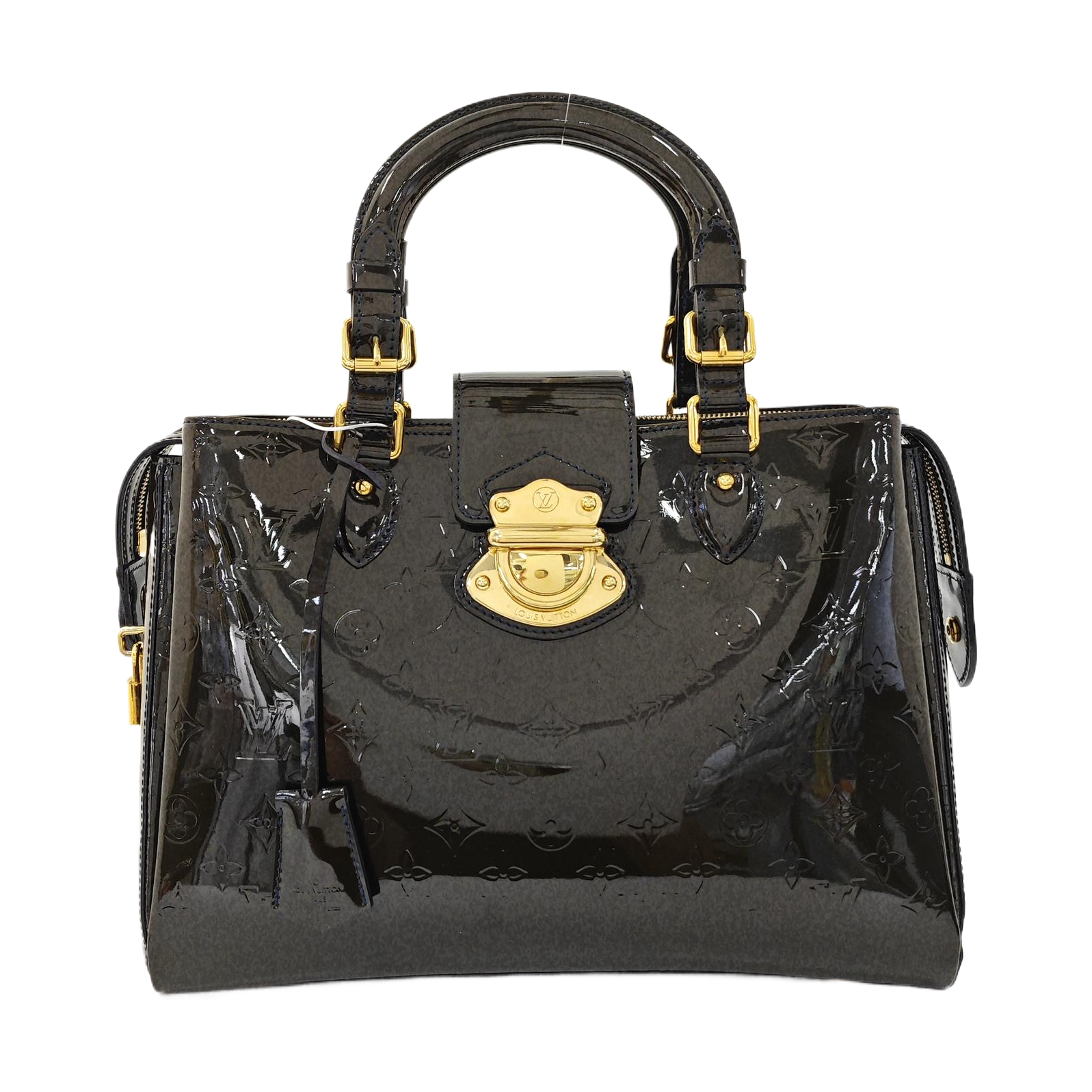MELROSE AVENUE Monogram Patent Leather Green